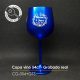 Copa de vino aluminio personalizada 54 cl.